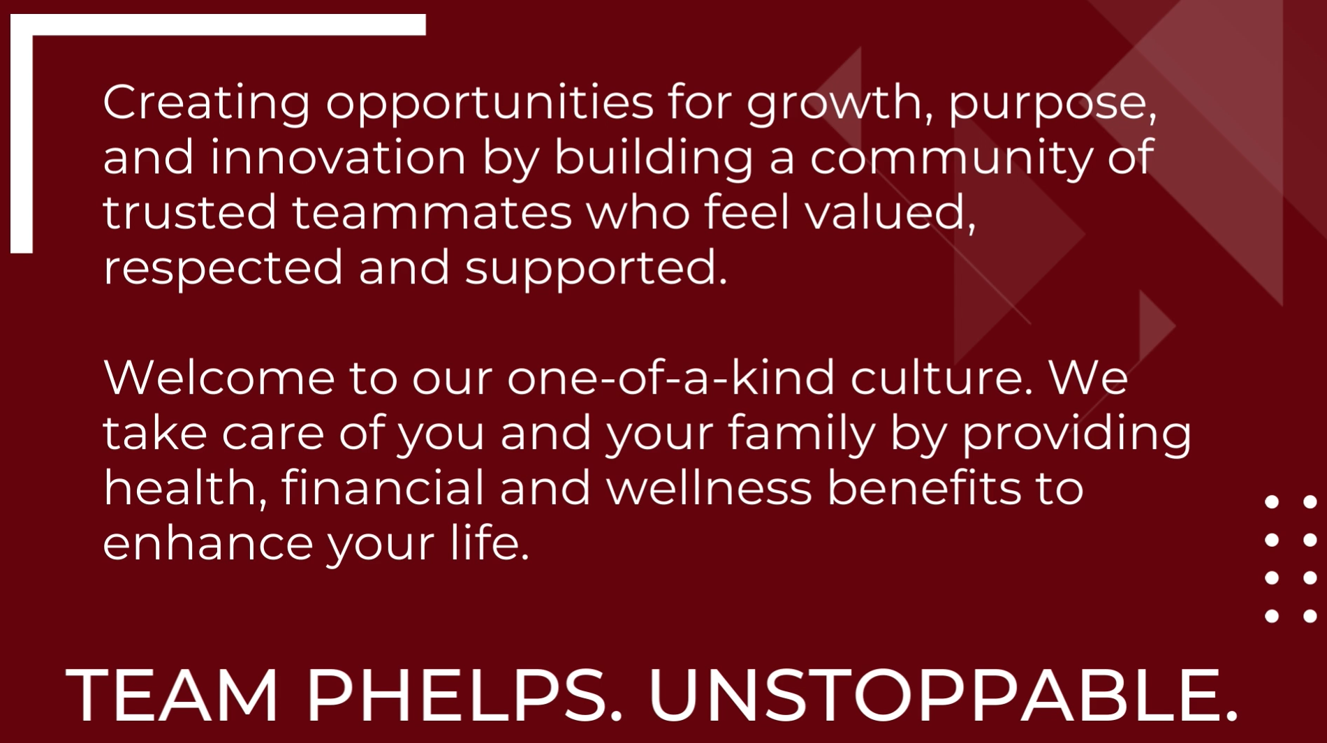 Phelps Memorial Employee Value Proposition