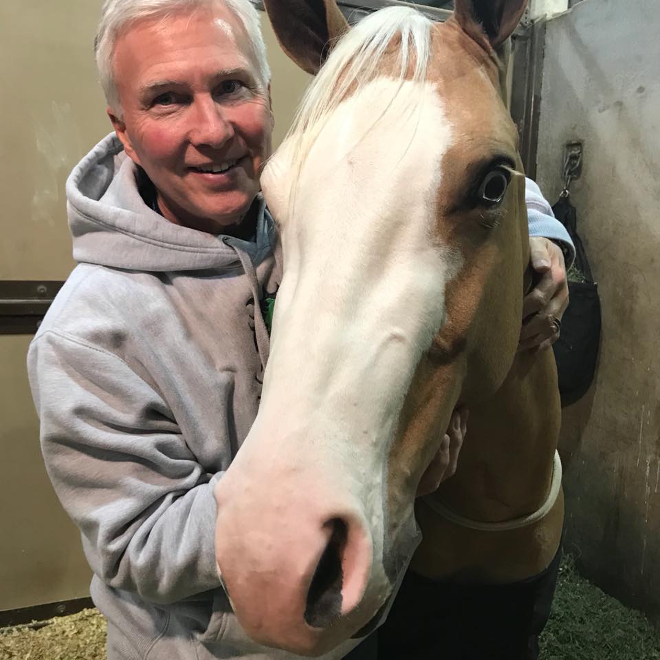 Bruce Koefoot urologist with horse