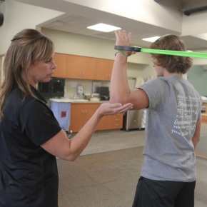 Physical Therapy on shoulder jeremiah johnson and sam minnick