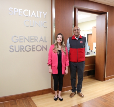 Dr. Sood and Ashley Tejral, APRN