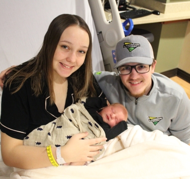 First Baby of 2023 at Phelps Memorial Health Center