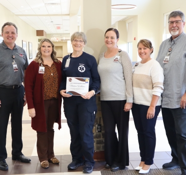 Marlene Williams EMS NHA Caring Kind Award Recipient