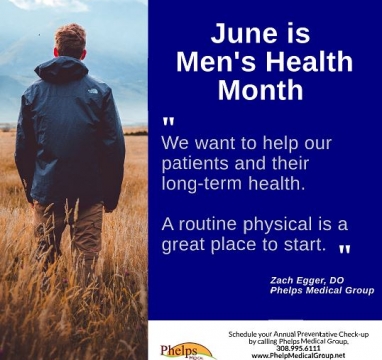 June is Men's Health Month