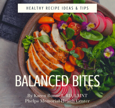 Phelps Memorial Dietician balanced bites healthy plate