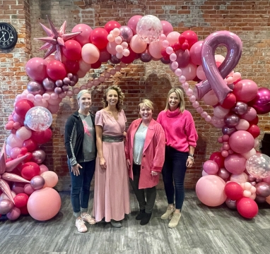 Positively Pink Cancer Awareness Event Ashli Brehm Stacey VanBowing.