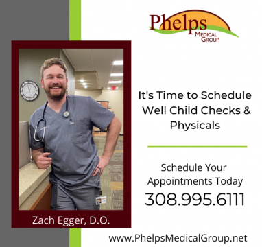 well child checks and physicals Dr. Egger