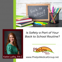 Back to School Safety Tips Katie Luthy PA C