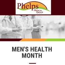 mens health month prevention phelps medical group
