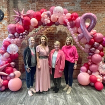 Positively Pink Cancer Awareness Event Ashli Brehm Stacey VanBowing.